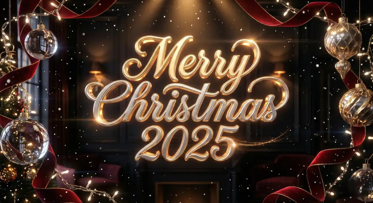Free Download Merry Christmas 2025 Background For Reels - High Quality Merry Christmas 2025 Background