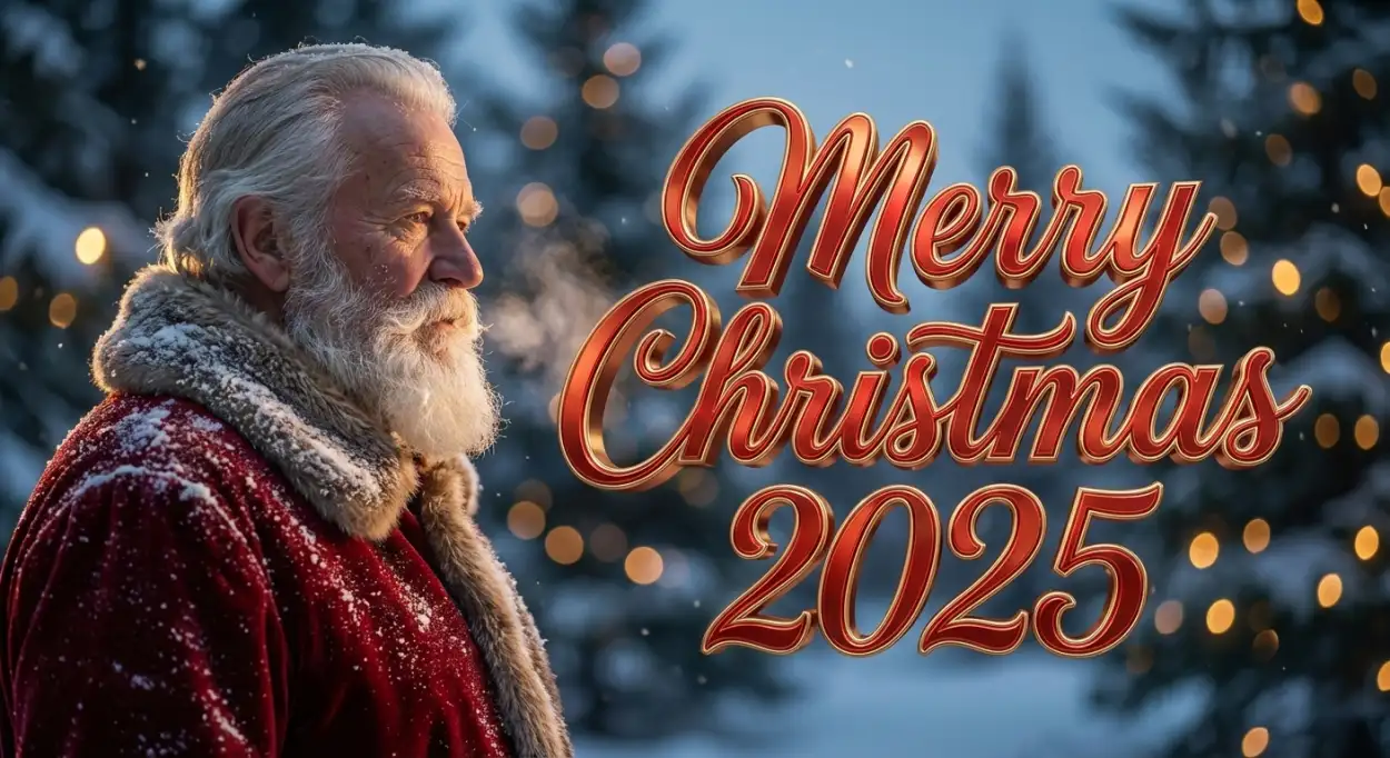 Free Download Merry Christmas 2025 Classic Christmas Background - High Quality Merry Christmas 2025 Background