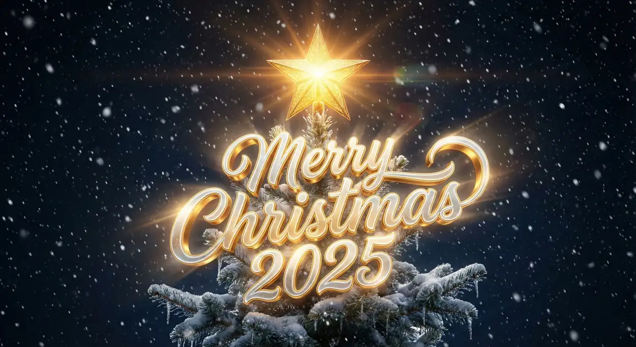 Free Download Merry Christmas 2025 Holiday Season Images - High Quality Merry Christmas 2025 Image