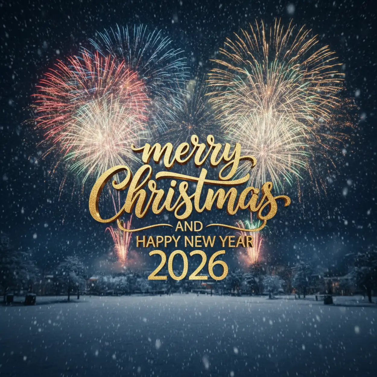 Free Download Merry Christmas And Happy New Year 2026 Instagram Post Background - High Quality Merry Christmas And Happy New Year 2026 Background