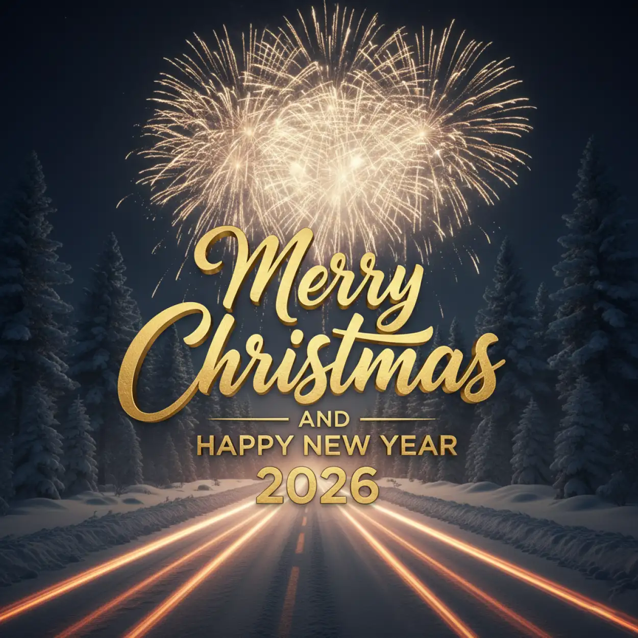 Free Download Merry Christmas And Happy New Year 2026 Santa Claus Background - High Quality Merry Christmas And Happy New Year 2026 Background