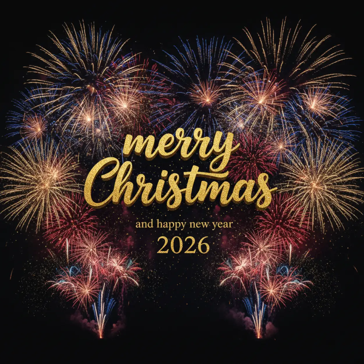 Free Download Merry Christmas And Happy New Year 2026 Wishes - High Quality Merry Christmas And Happy New Year 2026 Background