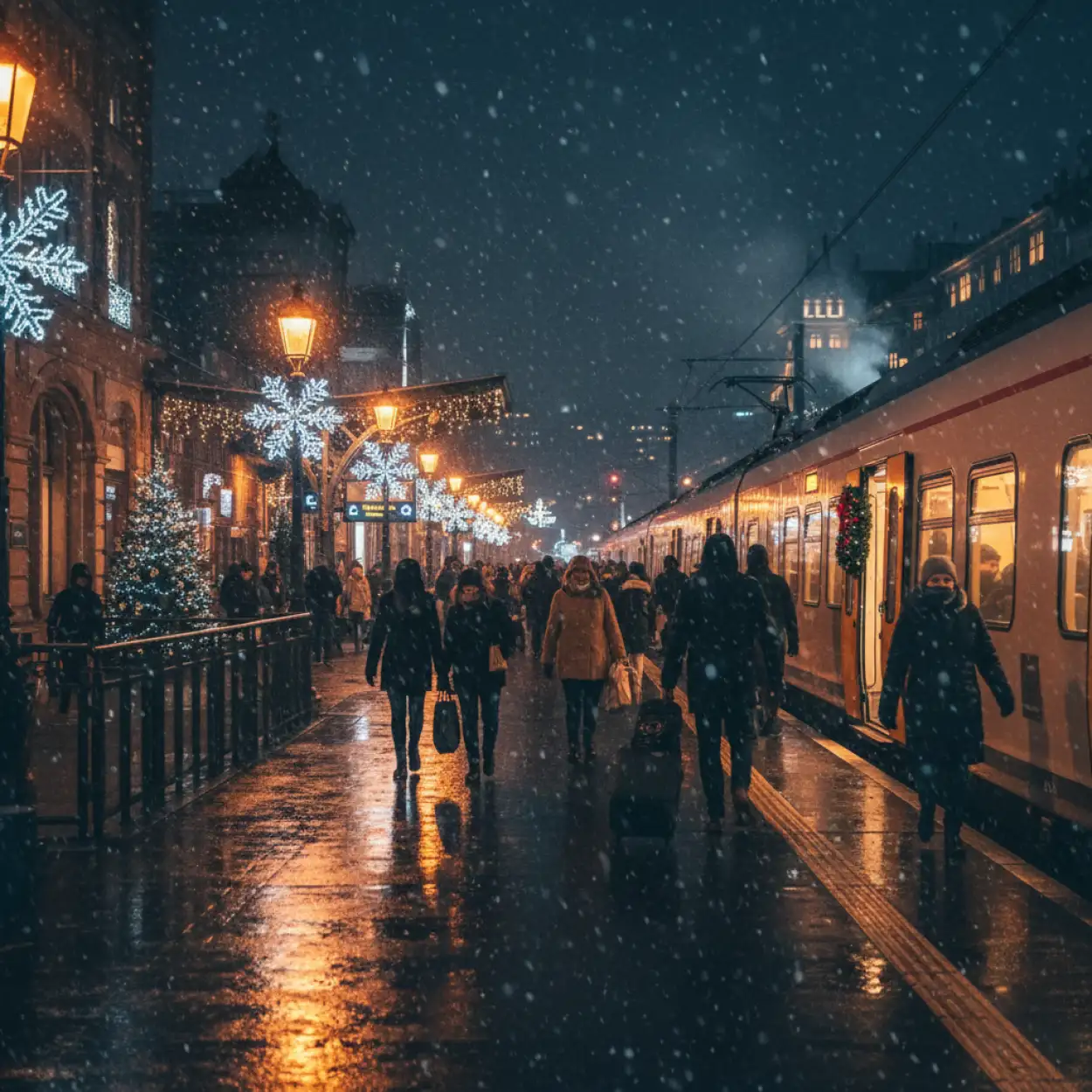 Free Download Merry Christmas Background Hd Horizontal - High Quality Merry Christmas Background Hd Background