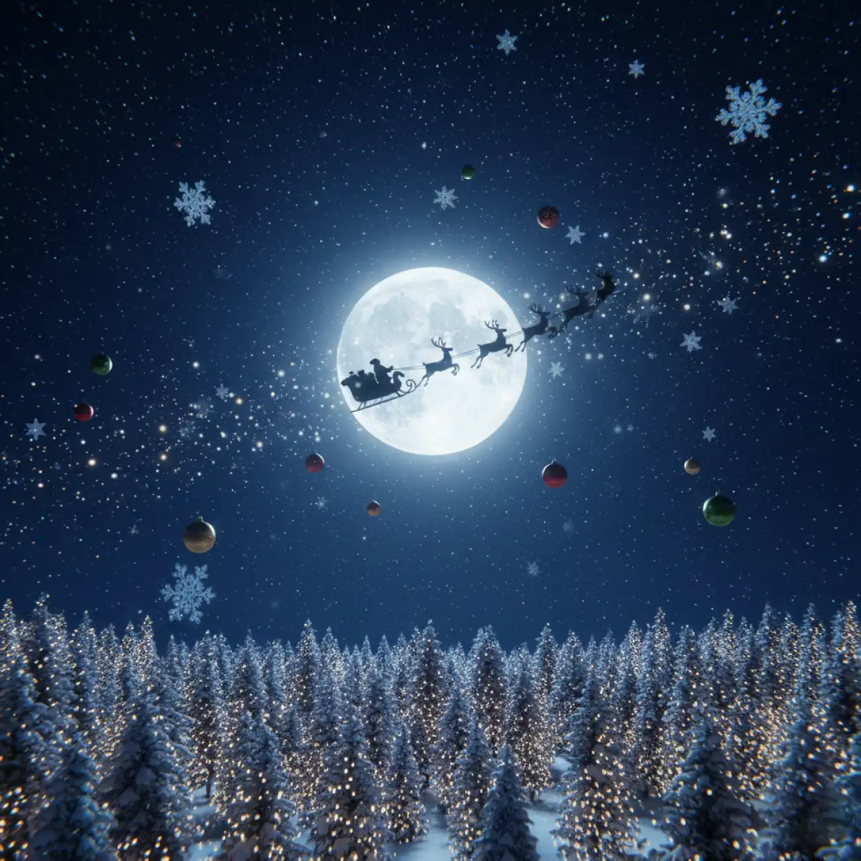 Free Download Merry Christmas Background With Snowfall Effect - High Quality Merry Christmas Background Background