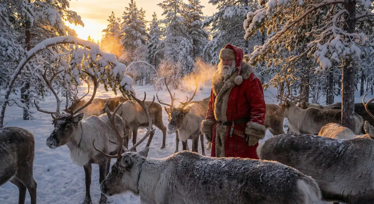 Free Download Merry Christmas Background With Snowy Mountain Landscape - High Quality Merry Christmas Background Background