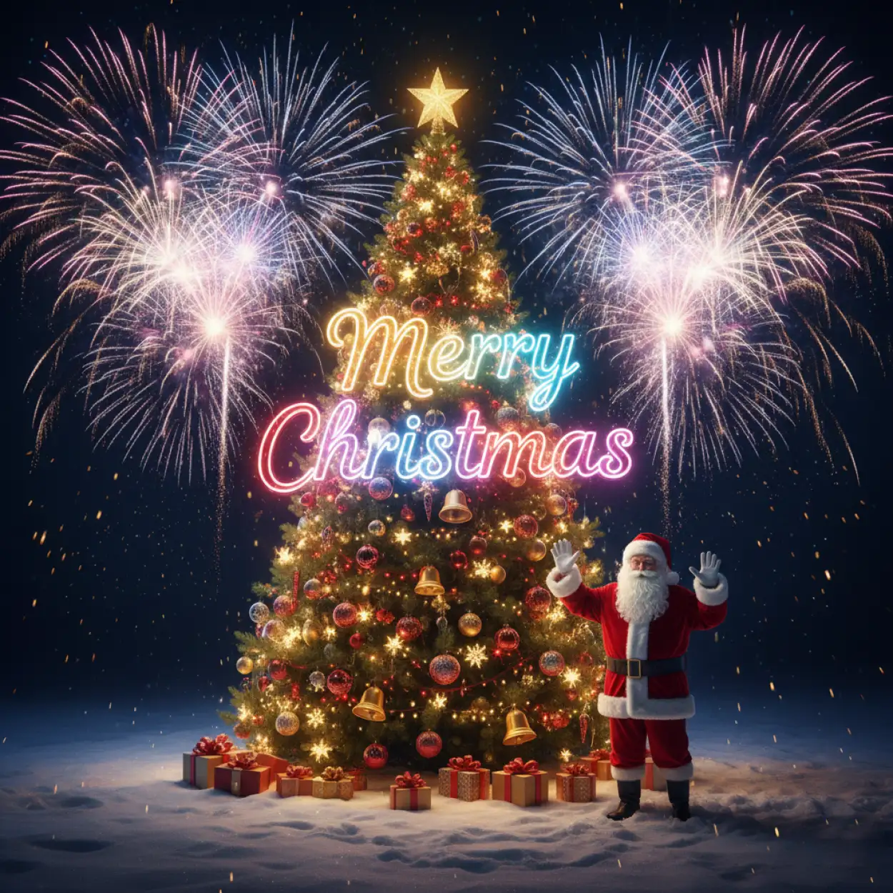 Free Download Merry Christmas Christmas Tree Png Without Background - High Quality Merry Christmas PNG Image