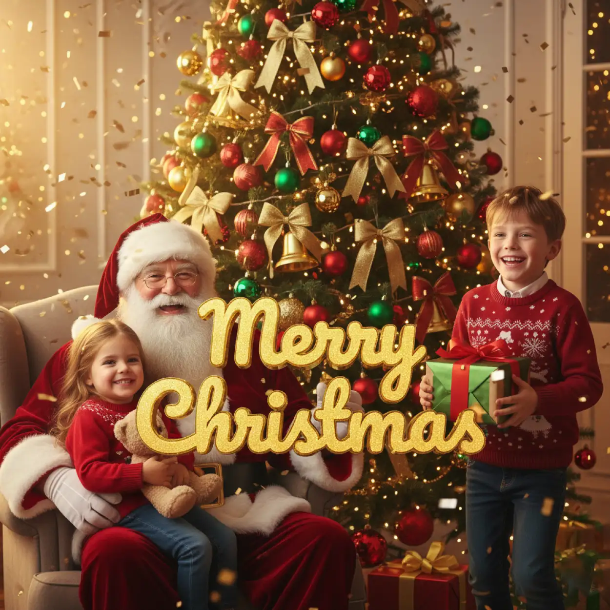 Free Download Merry Christmas Gift Box Png Clipart Hd - High Quality Merry Christmas Transparent PNG