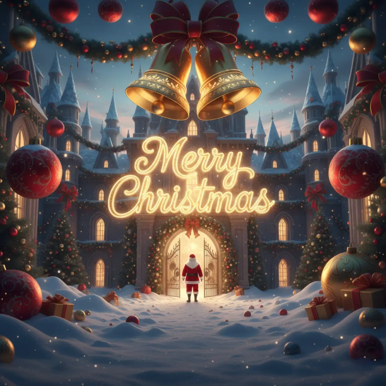 Merry Christmas Golden Sparkle Background - Royalty Free Merry Christmas Image | Pngmagic Free Download Merry Christmas Golden Sparkle Background - High Quality Merry Christmas Background