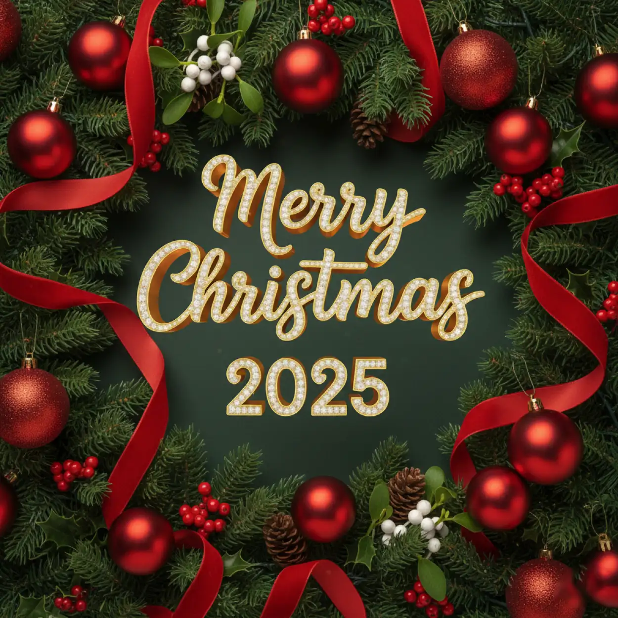 Free Download Merry Christmas Greetings 2025 Elegant Cards - High Quality Merry Christmas Greetings 2025 Background