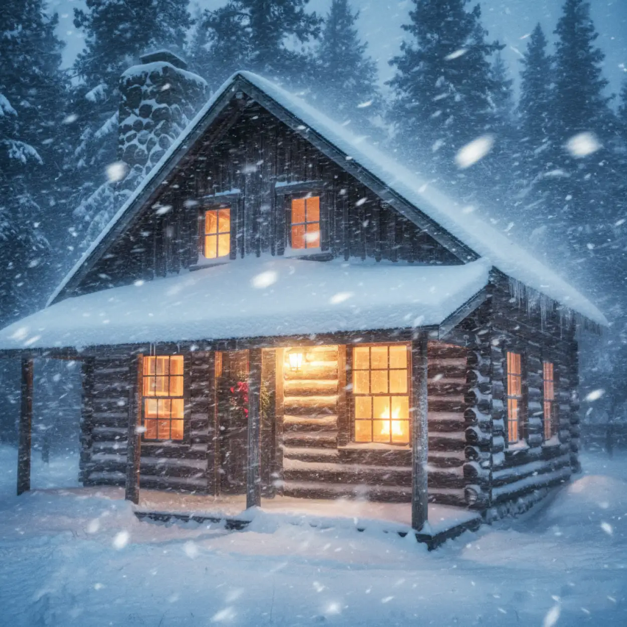 Free Download Merry Christmas Night Sky Background With Moon - High Quality Merry Christmas Background Background