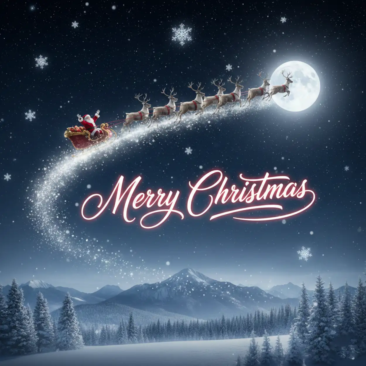 Free Download Merry Christmas Wishes Snowy Background - High Quality Merry Christmas Wishes Background
