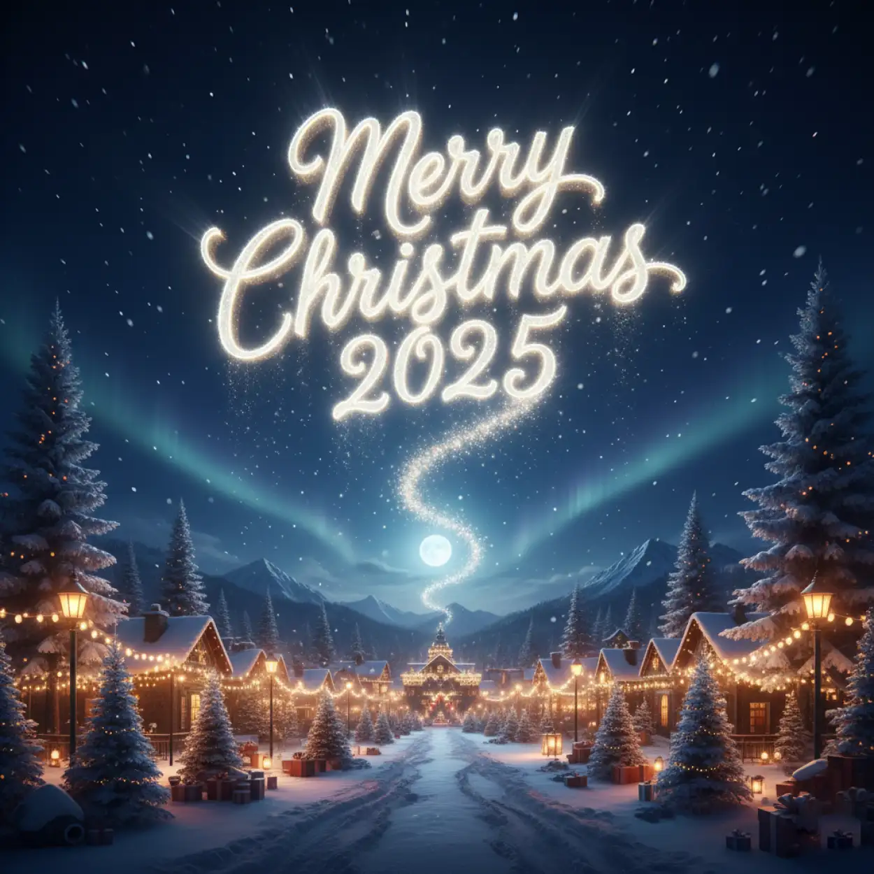 Free Download Merry Christmas Wishes With Gifts 2025 - High Quality Merry Christmas Wishes 2025 Background
