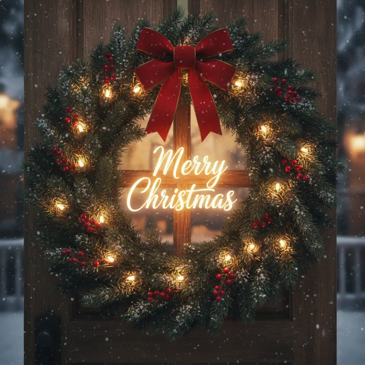 Free Download Merry Christmas Wishes With Snow - High Quality Merry Christmas Wishes Background