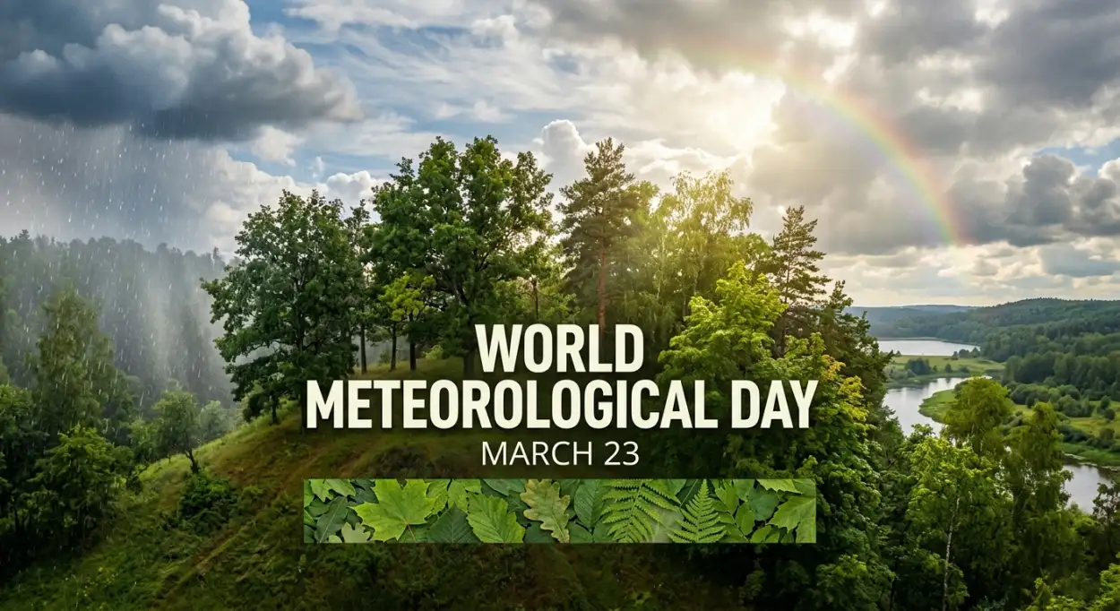 Free Download Meteorological Day Environment Sustainability - High Quality World Meteorological Day 2026 Date And Theme Image