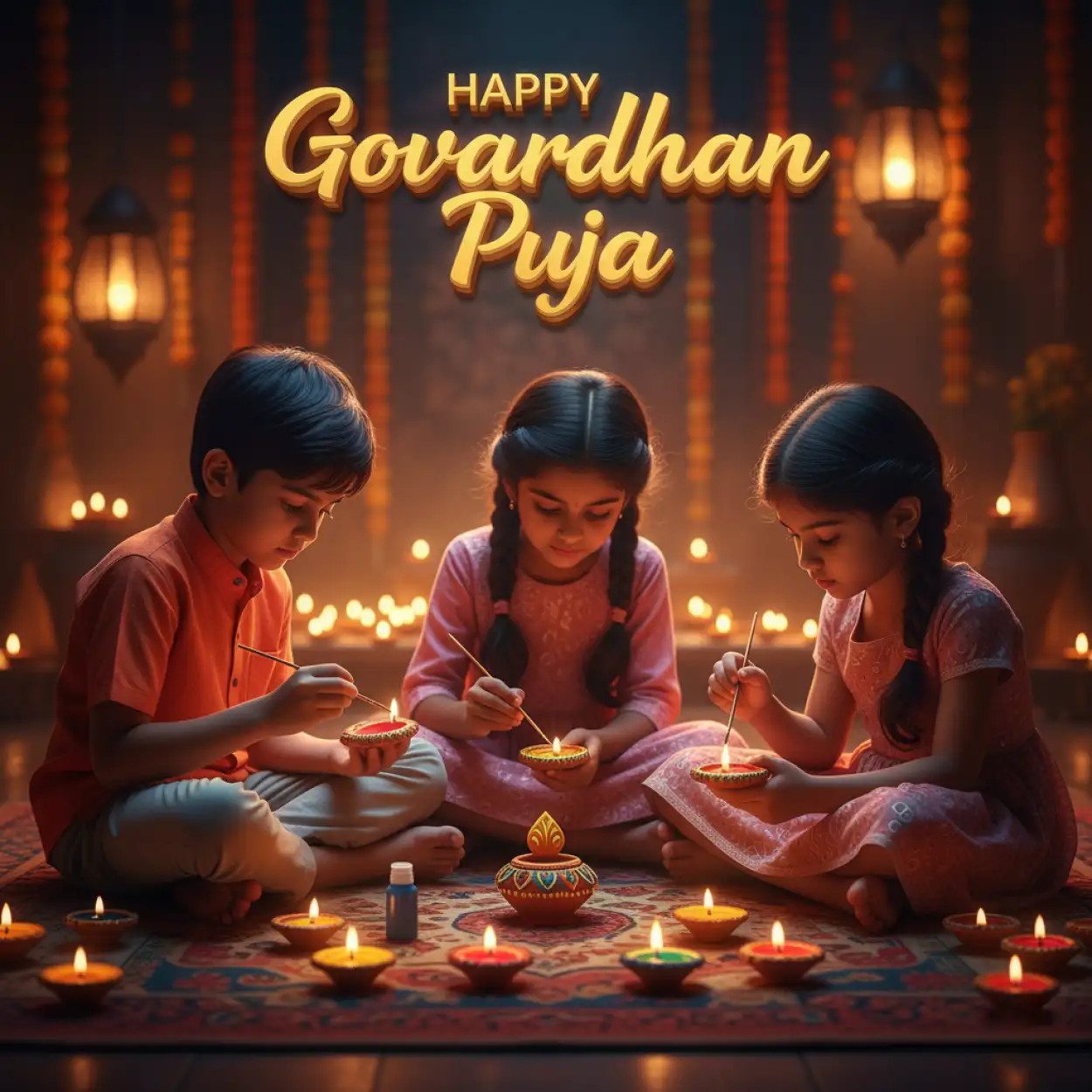 Miniature Clay Hill Decorated For Childrens Celebration - Royalty Free Happy Govardhan Puja 2025 Image | Pngmagic Free Download Miniature Clay Hill Decorated For Childrens Celebration - High Quality Happy Govardhan Puja 2025 Background