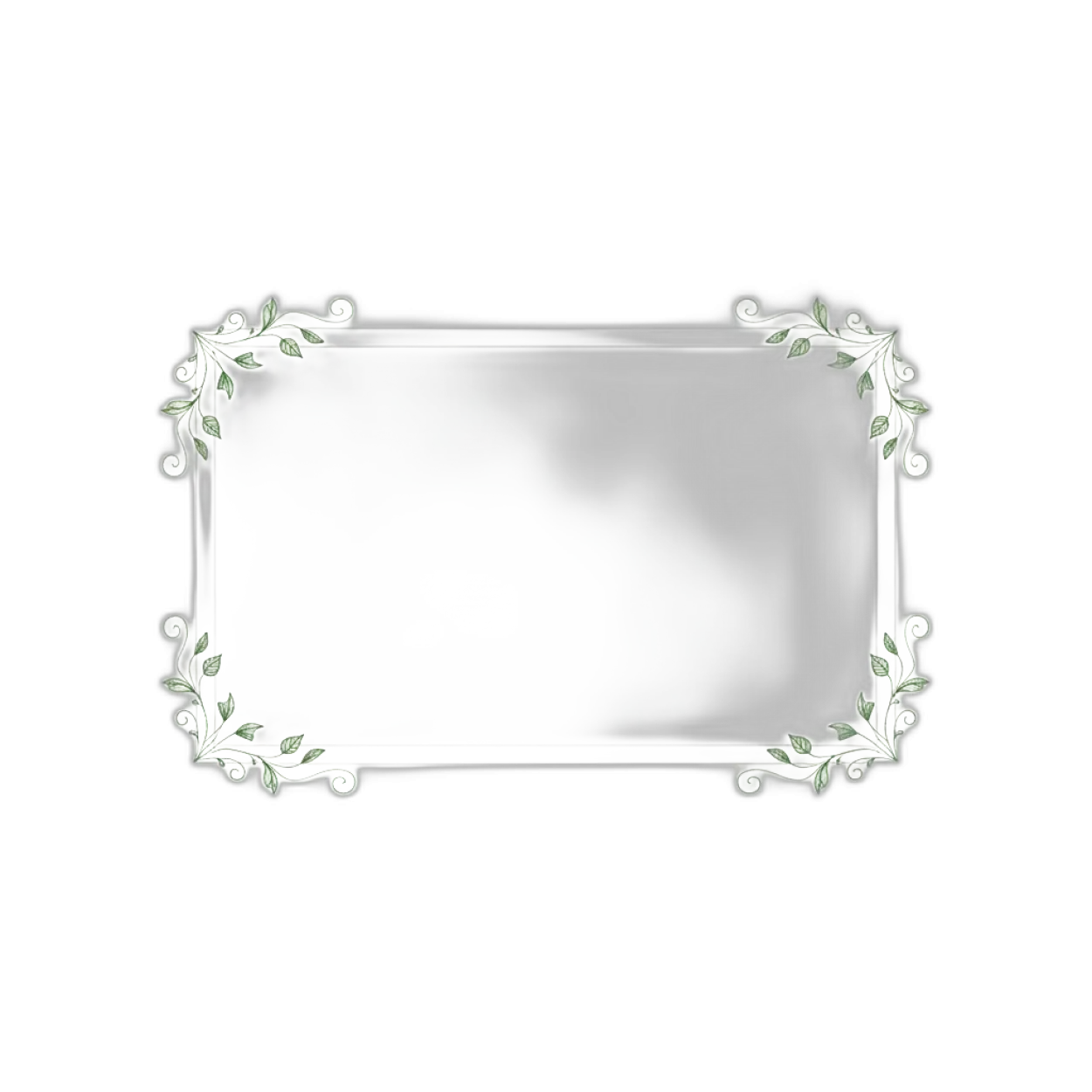 Free Download Minimal Floral Frame Png Transparent - High Quality Frame Png PNG Image