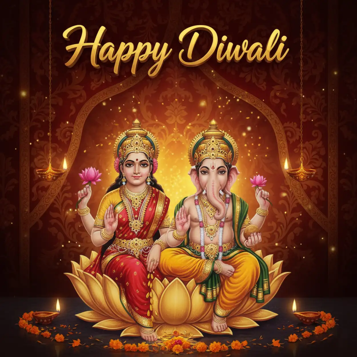 Free Download Minimal Happy Diwali 2025 Greeting Card - High Quality Appy Diwali 2025 Wishes Image