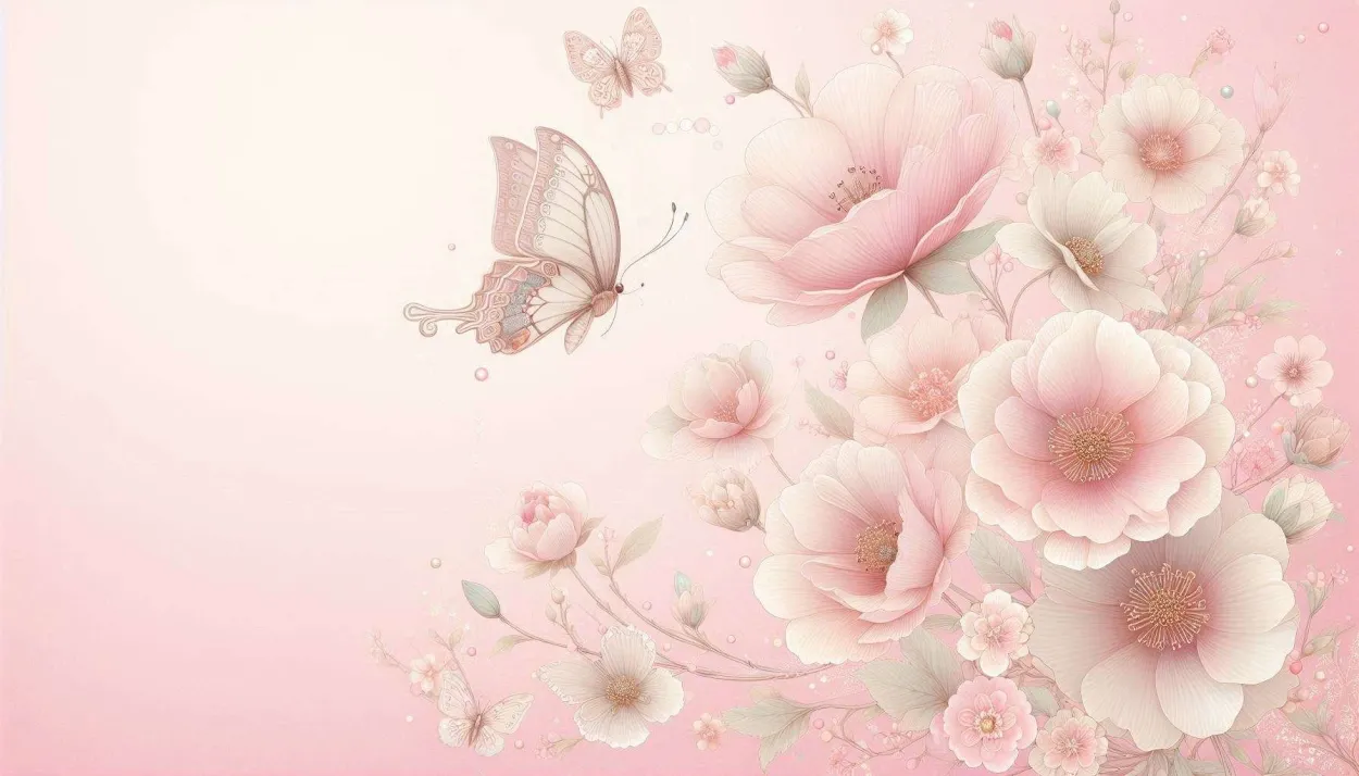 Minimalist Light Pink Background With Flower - Royalty Free Light Pink Background Image | Pngmagic Free Download Minimalist Light Pink Background With Flower - High Quality Light Pink Background Background
