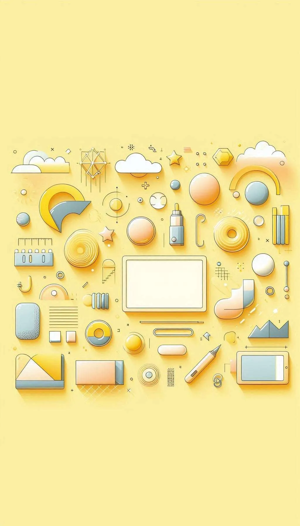 Free Download Minimalist Light Yellow Background For Education Background - High Quality Light Yellow Background Background