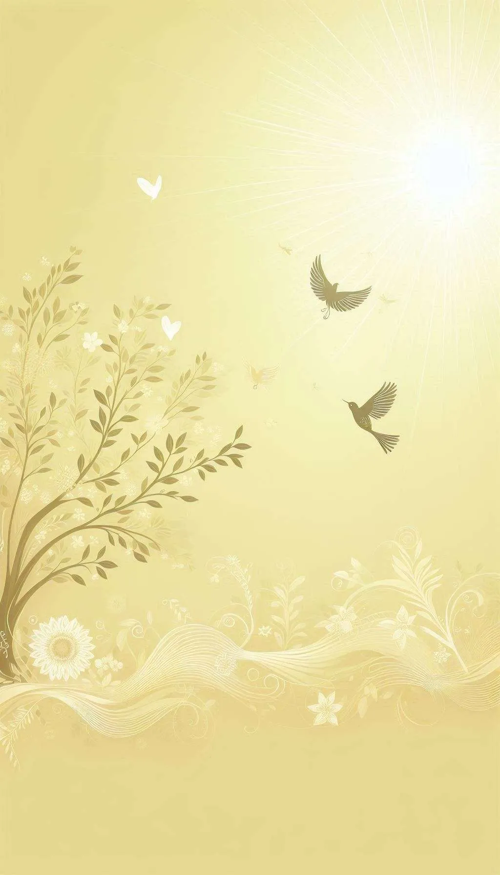 Minimalist Light Yellow Background With Tree - Royalty Free Light Yellow Background Image | Pngmagic Free Download Minimalist Light Yellow Background With Tree - High Quality Light Yellow Background Background
