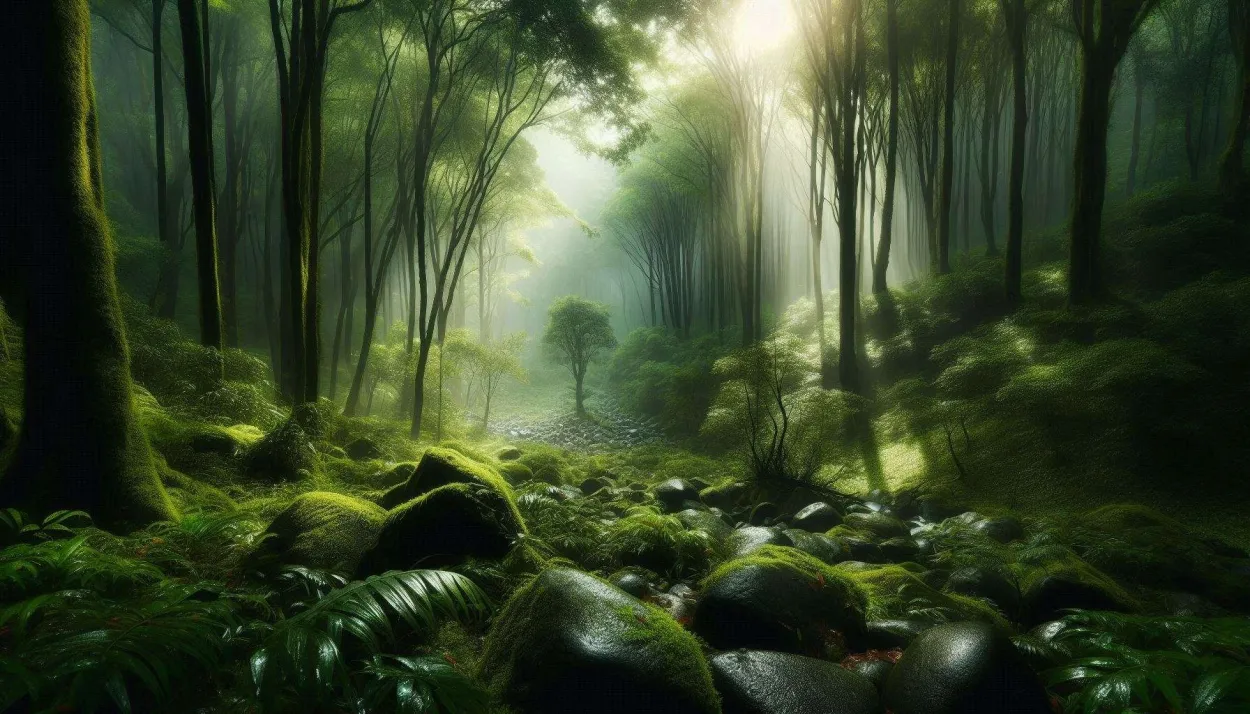 Free Download Misty Morning Hd Nature Background With Fog - High Quality Hd Nature Background Background