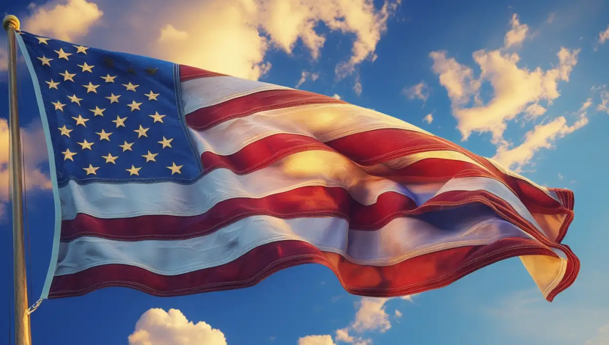 Free Download Modern American Flag Background Template - High Quality Usa Flag Background Background