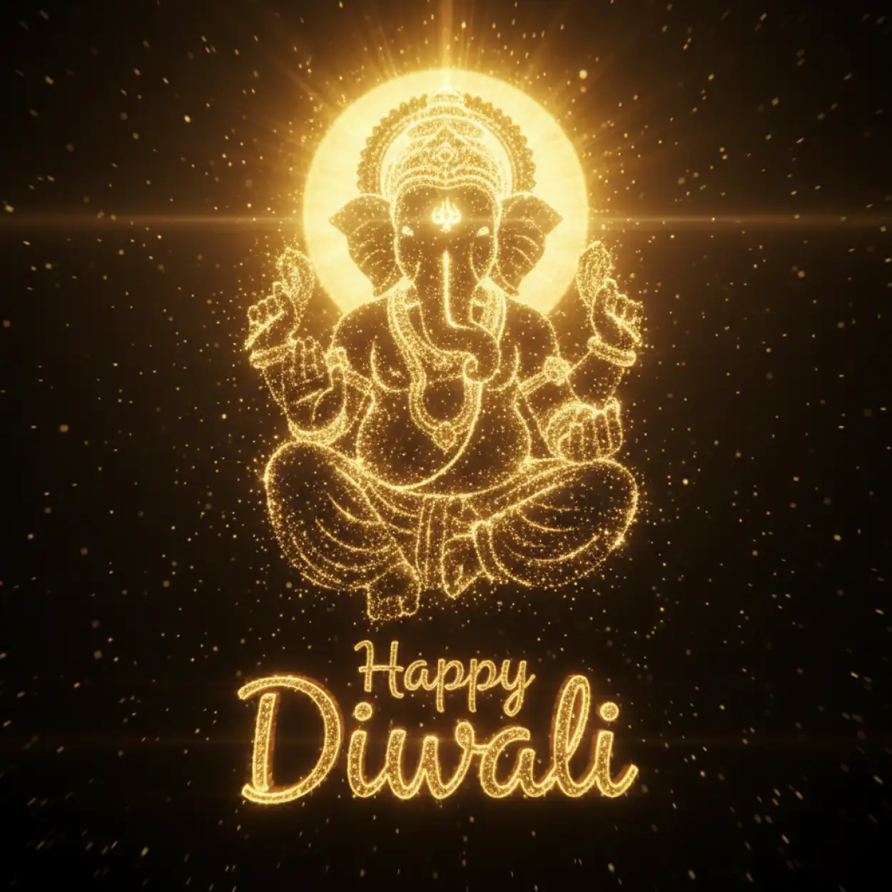 Free Download Modern Calligraphy Happy Diwali Greetings 2025 - High Quality Happy Diwali Greetings 2025 Background