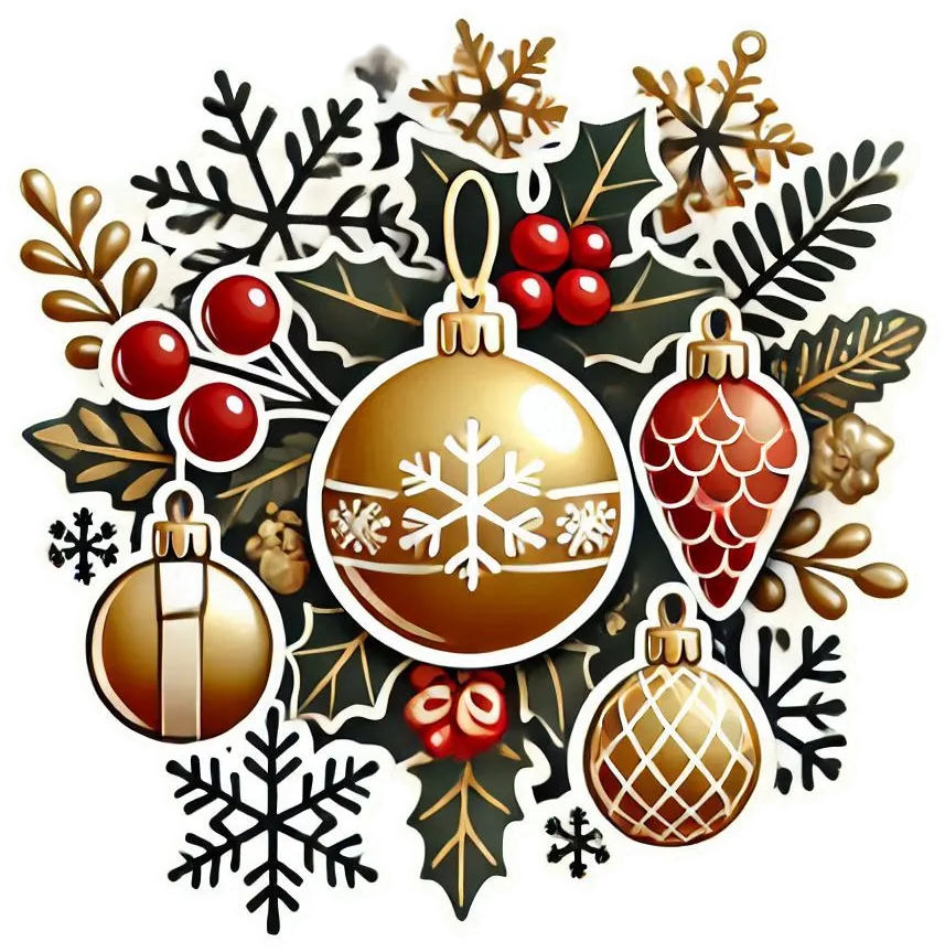 Modern Christmas Decoration Ideas With Png Images - Royalty Free Christmas Decorations Png Image | Pngmagic Free Download Modern Christmas Decoration Ideas With Png Images - High Quality Christmas Decorations Png PNG Image