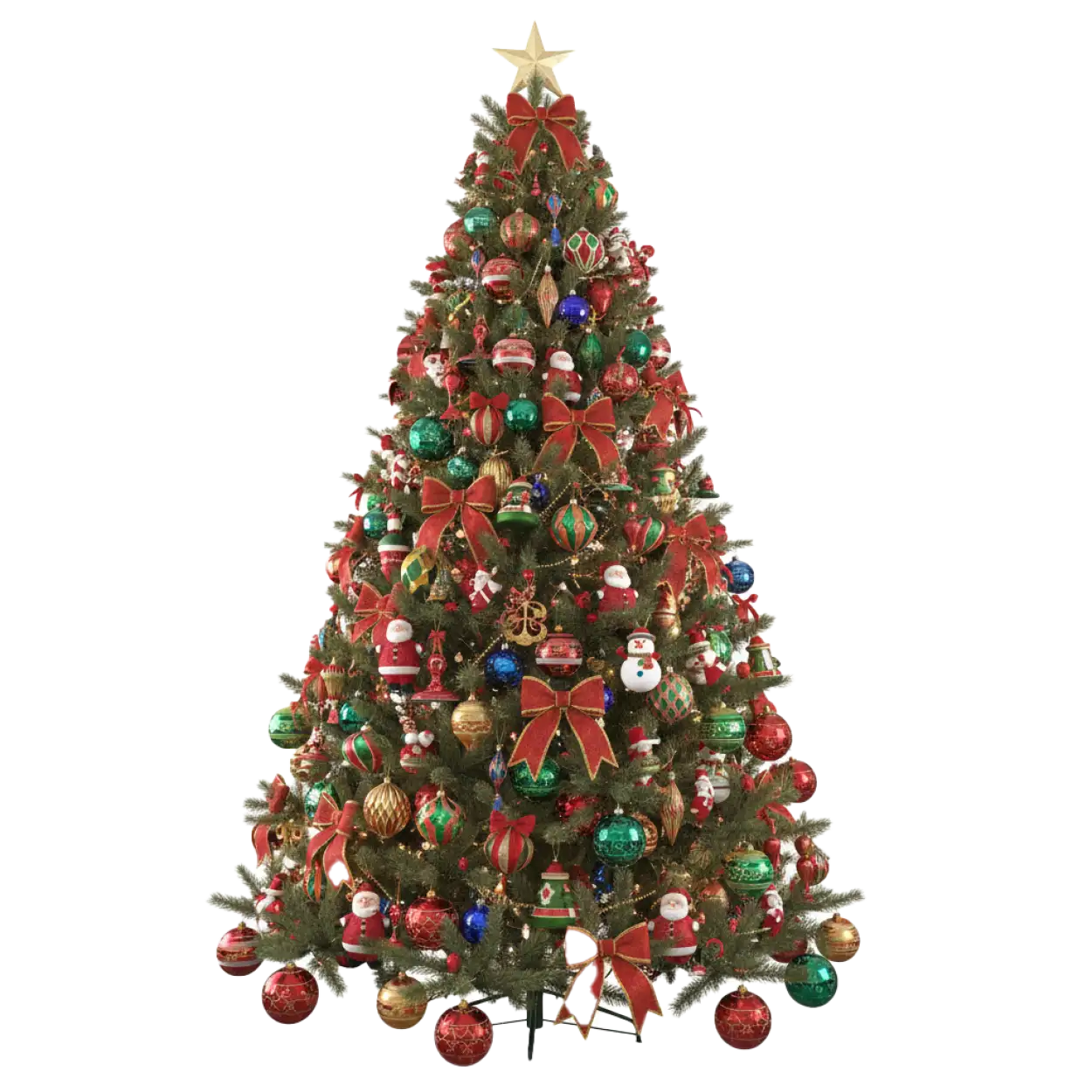 Free Download Modern Christmas Tree PNG Minimal - High Quality Christmas Tree PNG PNG Image