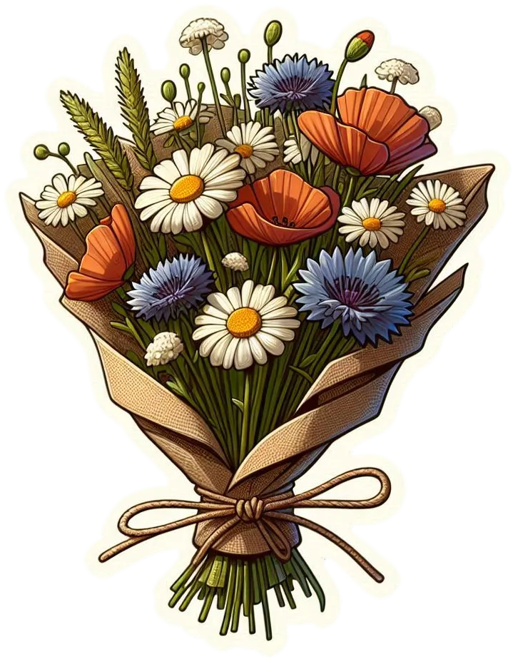 Modern Flower Bouquet Png With Vibrant Colors - Royalty Free Flower Bouquet Png Image | Pngmagic Free Download Modern Flower Bouquet Png With Vibrant Colors - High Quality Flower Bouquet Png PNG Image