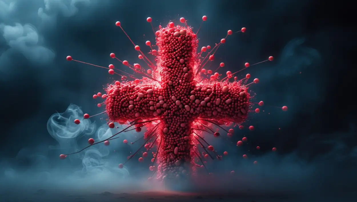 Free Download Modern Medical Background With Cross Sign - High Quality Medical Background Background
