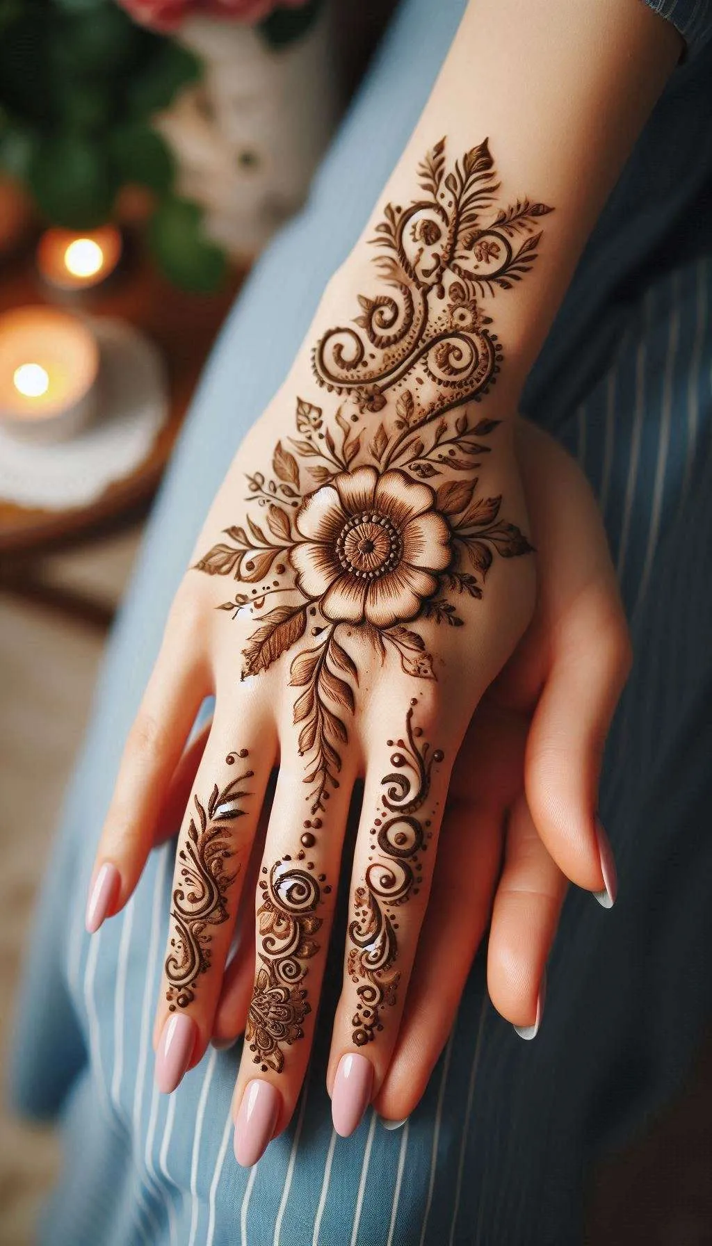 Free Download Modern Mehndi Design For Young Women - High Quality Mehndi Design Background