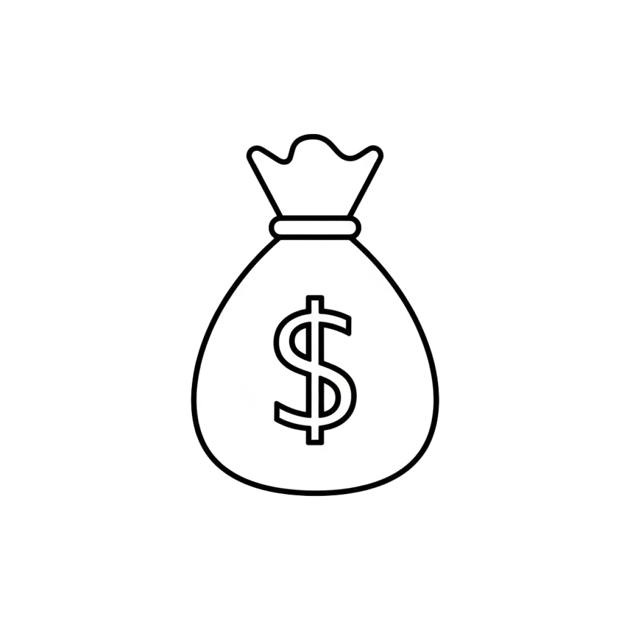 Free Download Money Bag Png With Coins And Cash Notes - High Quality Money Bag Png PNG Image