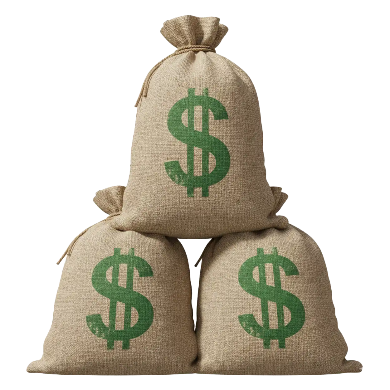Free Download Money Bag Png With Rupee Symbol - High Quality Money Bag Png PNG Image
