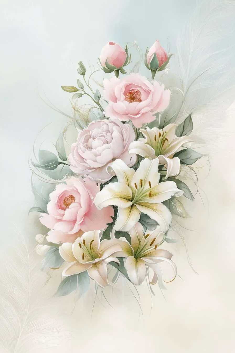 Monochrome Flower Wallpaper Images For Artistic Designs - Royalty Free Wallpaper Image Of Flowers Image | Pngmagic Free Download Monochrome Flower Wallpaper Images For Artistic Designs - High Quality Wallpaper Image Of Flowers Background