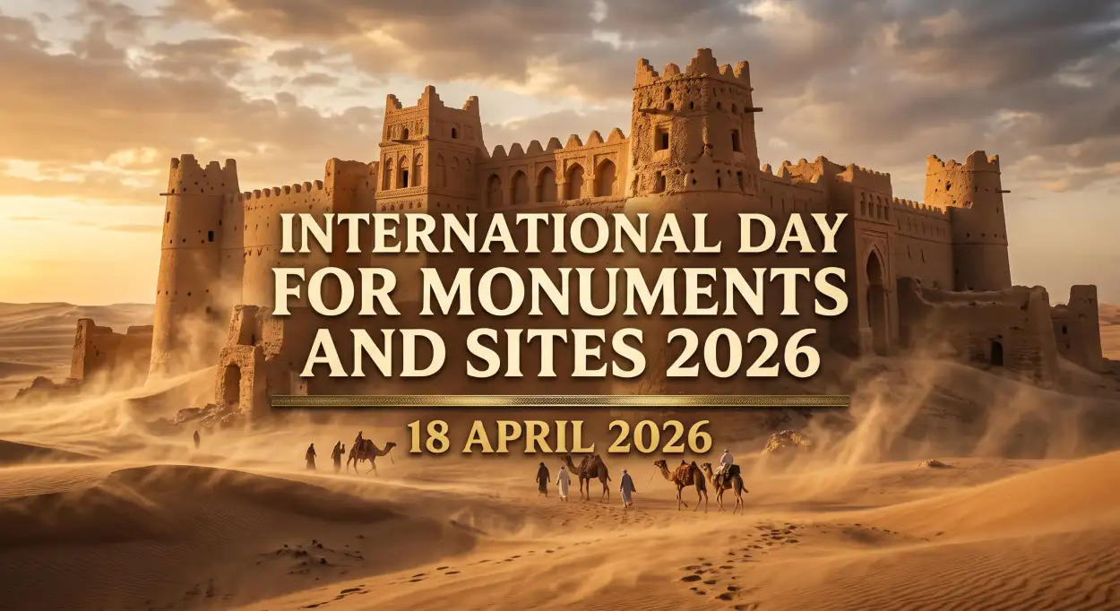 Free Download Monuments And Sites Day 2026 Theme - High Quality International Day For Monuments And Sites 2026 Image
