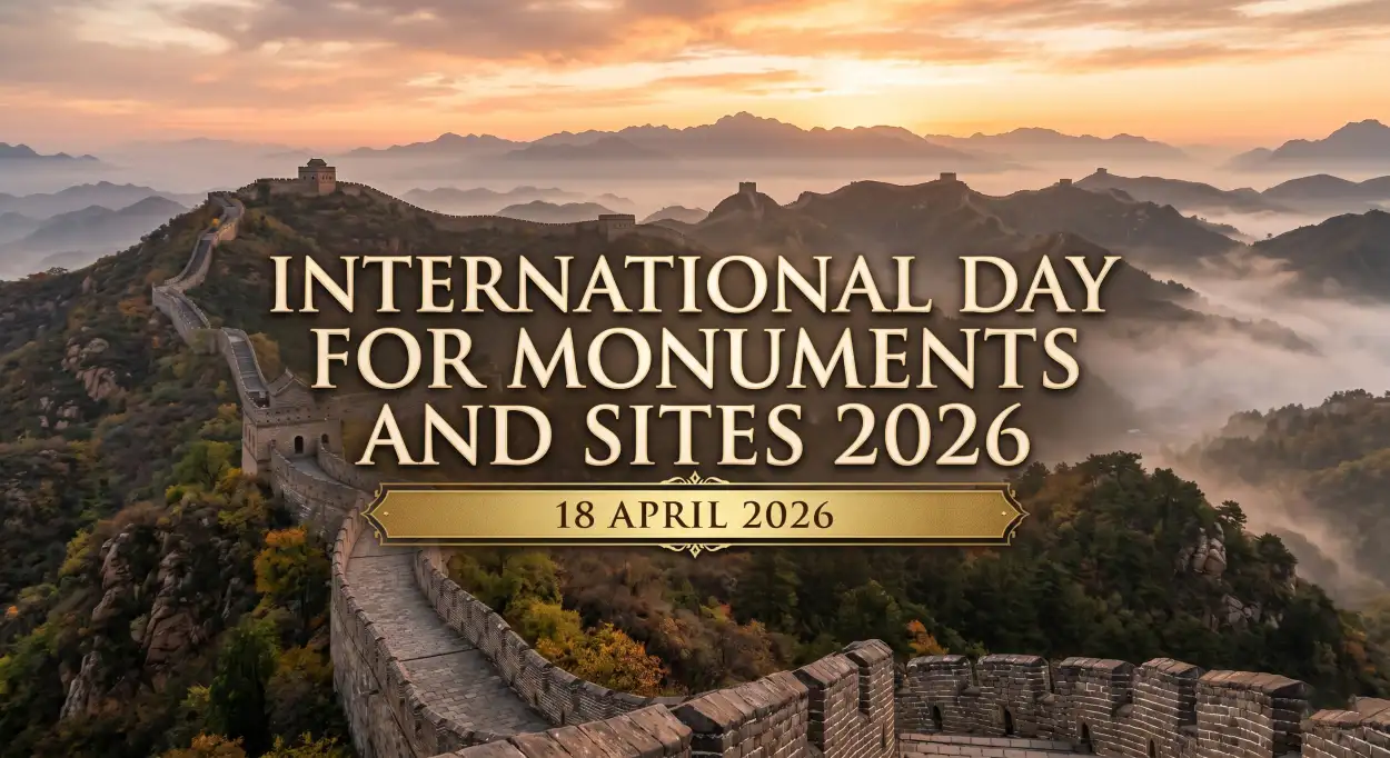 Free Download Monuments Day 2026 Wishes Images With Quotes Free Download - High Quality International Day For Monuments And Sites 2026 Image