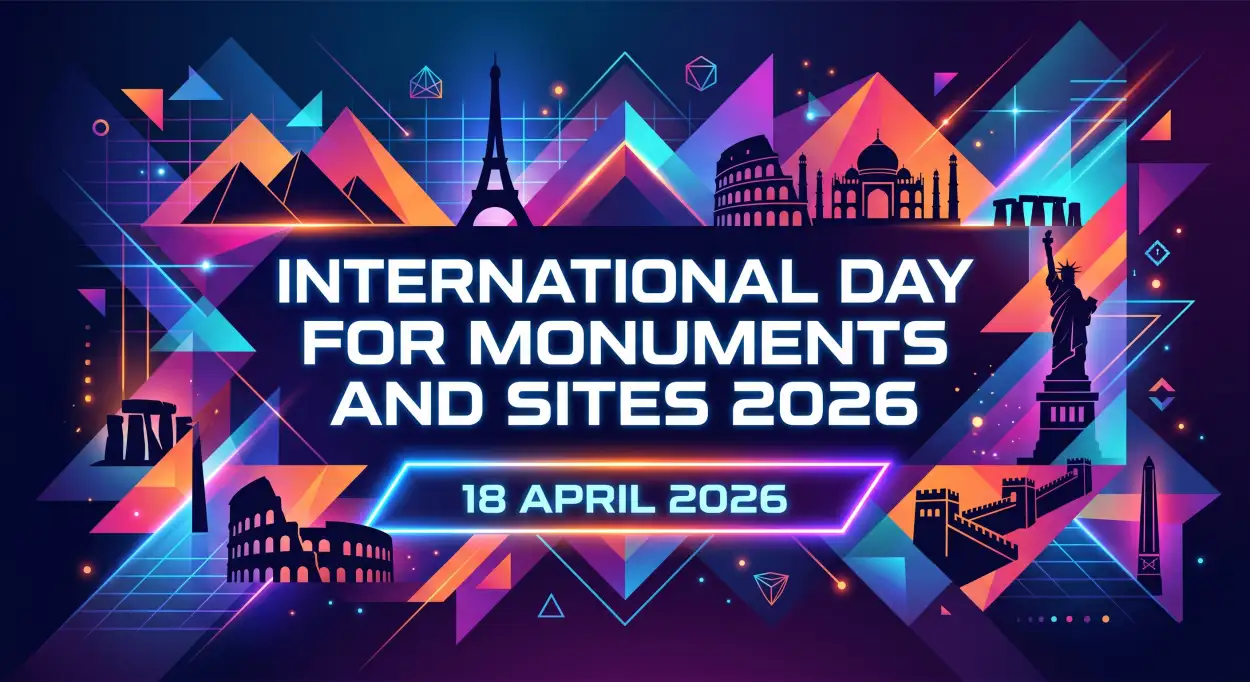 Free Download Monuments Day Design Assets Free Download - High Quality International Day For Monuments And Sites 2026 Image