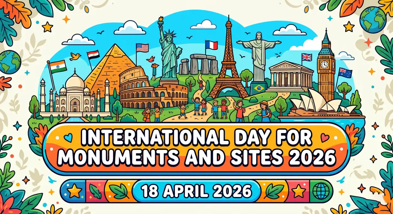Free Download Monuments Day Vector Free Download - High Quality International Day For Monuments And Sites 2026 Image