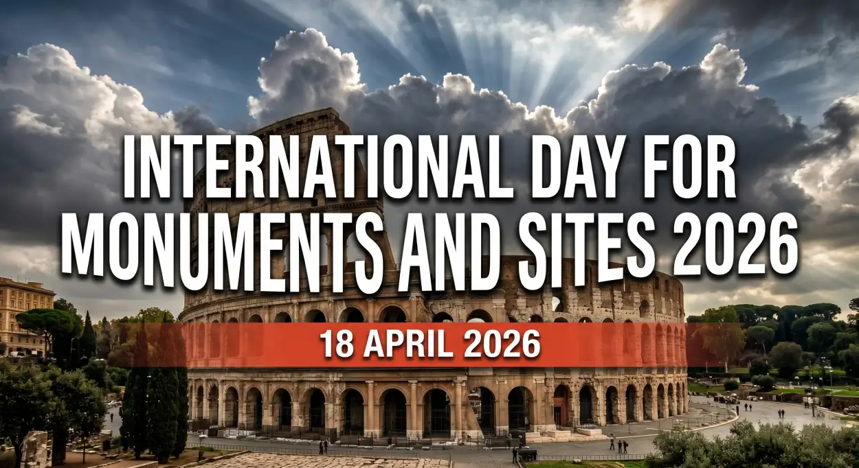 Free Download Monuments Day Whatsapp Status Images Hd Free Download - High Quality International Day For Monuments And Sites 2026 Image