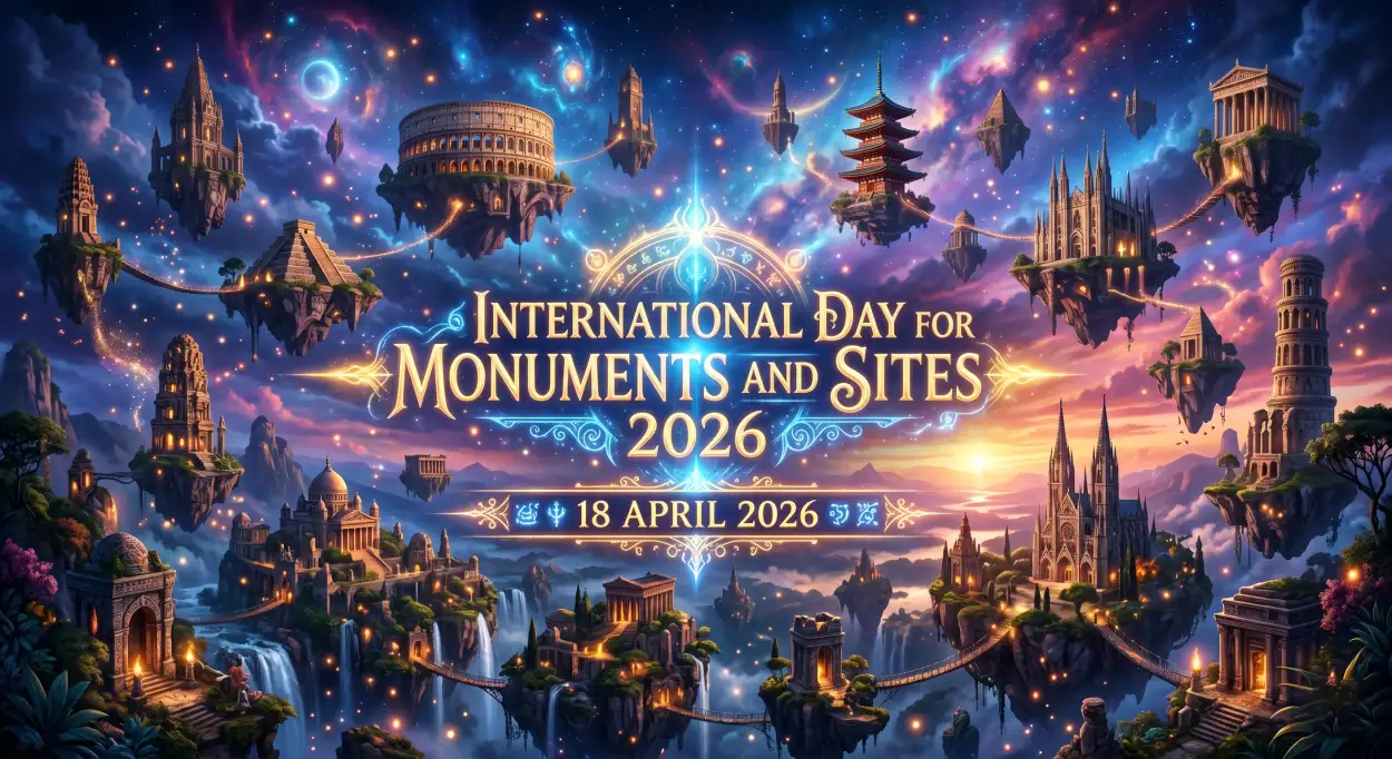 Free Download Monuments Day Youtube Thumbnail Background - High Quality International Day For Monuments And Sites 2026 Background Image