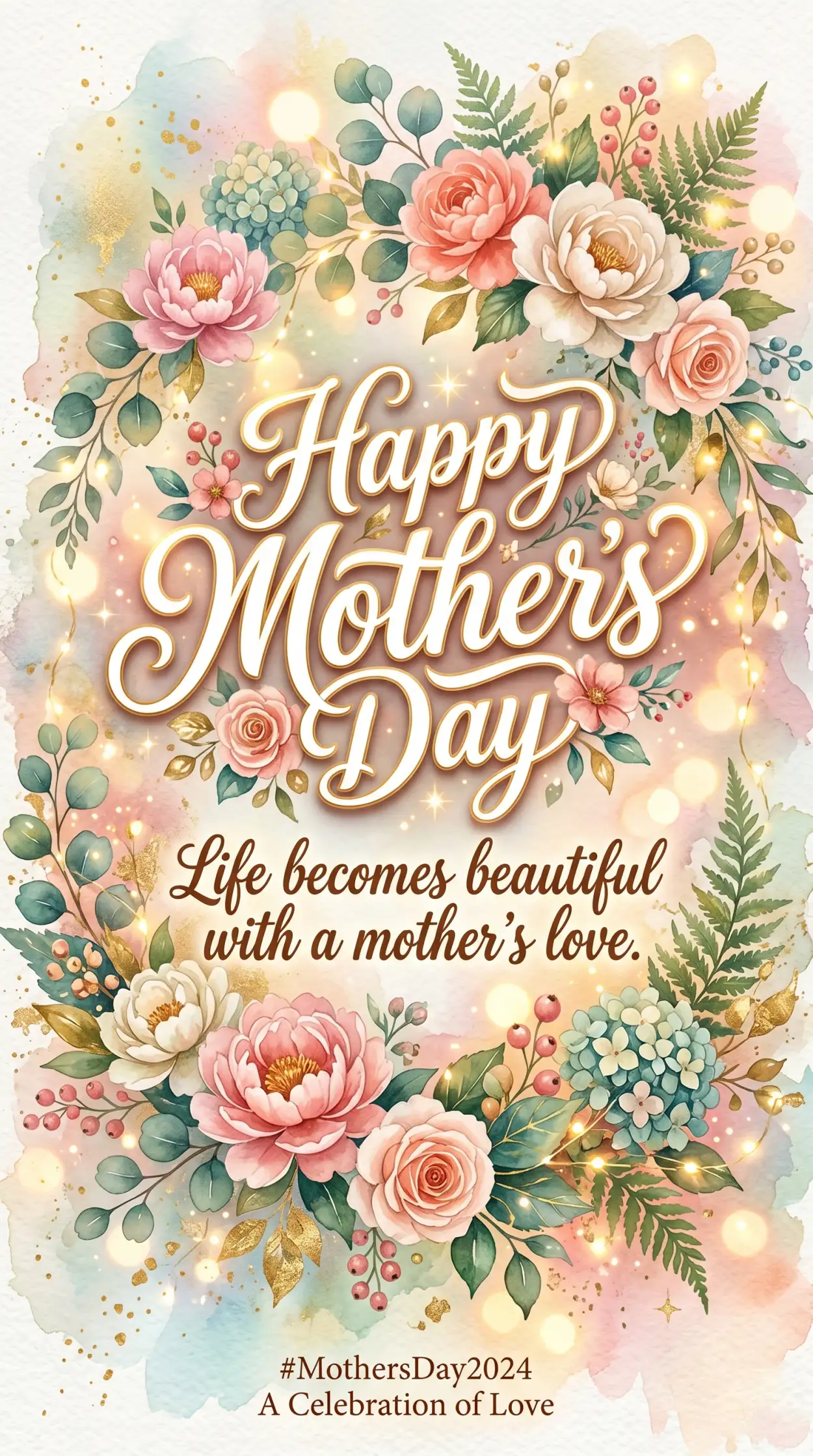 Free Download Mothers Day Beautiful Quotes Status - High Quality Mothers Day Status Image