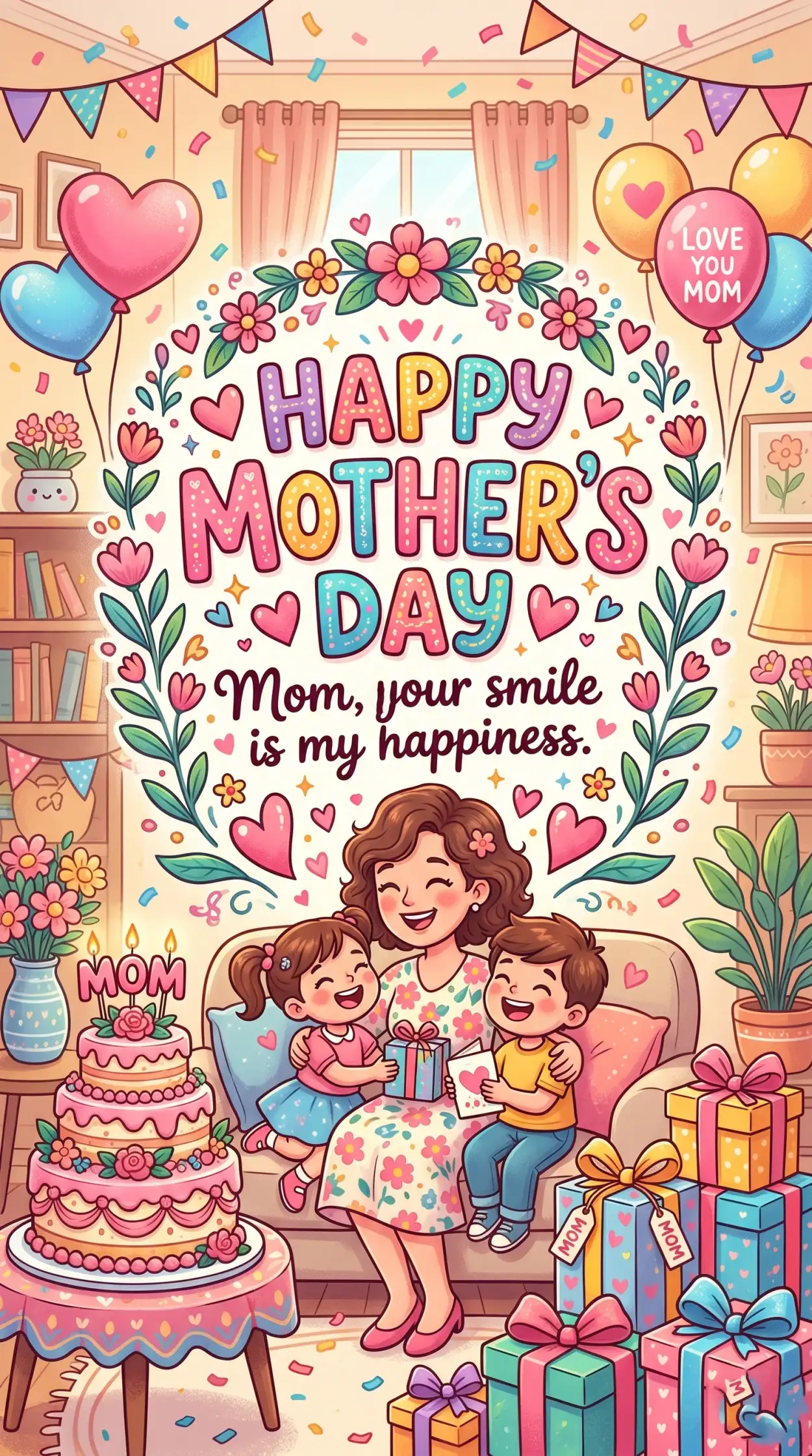 Free Download Mothers Day Cute Whatsapp Story - High Quality Mothers Day Status Image