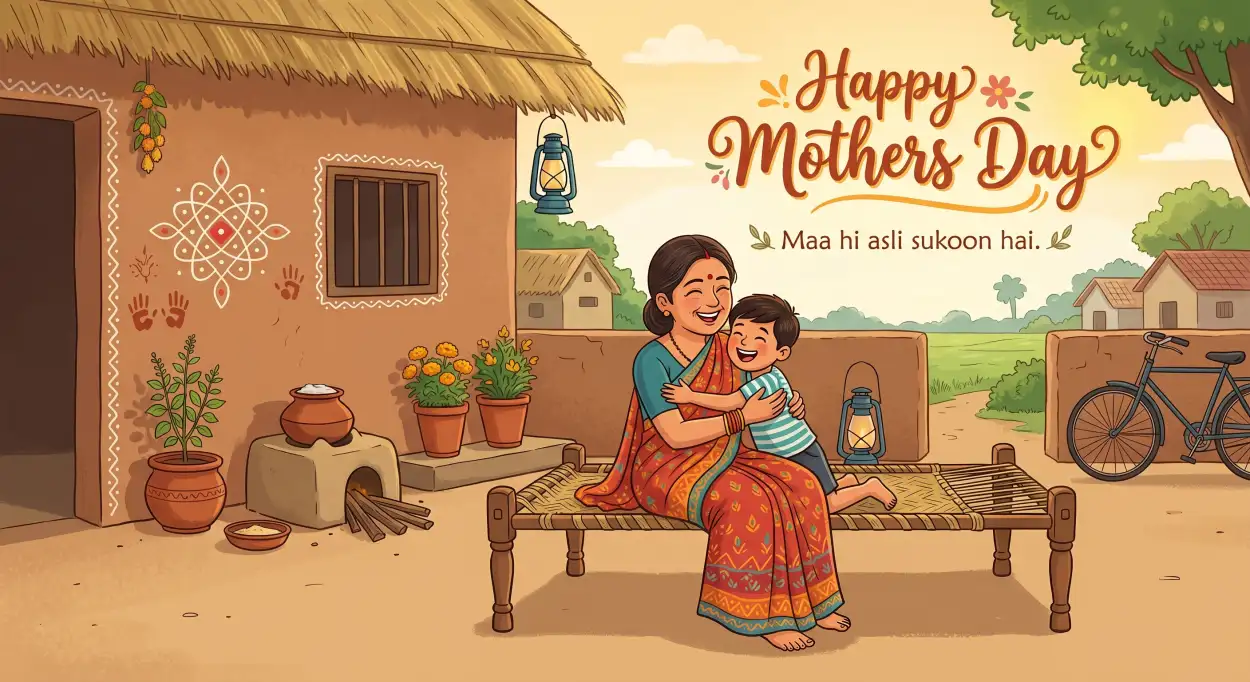 Free Download Mothers Day Quotes In Hindi For Maa - High Quality Mothers Day Quotes Image