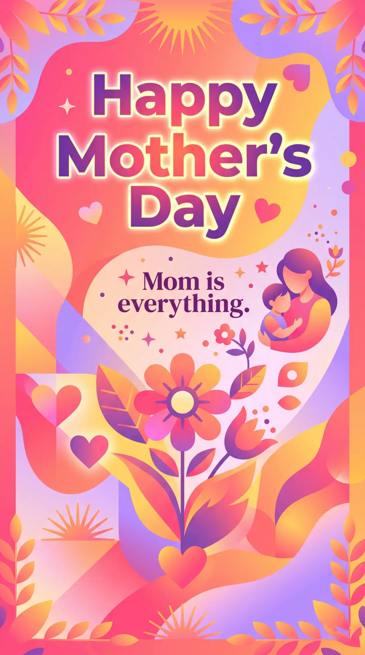 Free Download Mothers Day Quotes Poster Design - High Quality Mothers Day Quotes Image