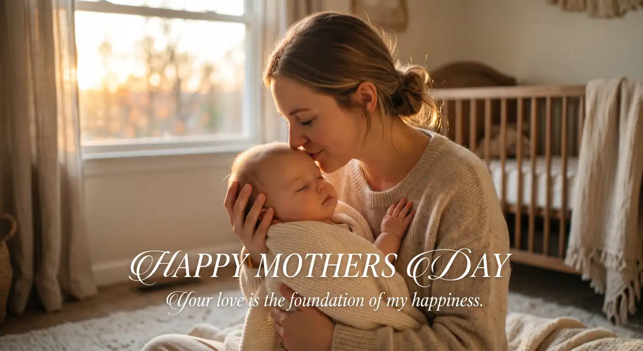 Free Download Mothers Day Romantic Family Captions - High Quality Mothers Day Status Image