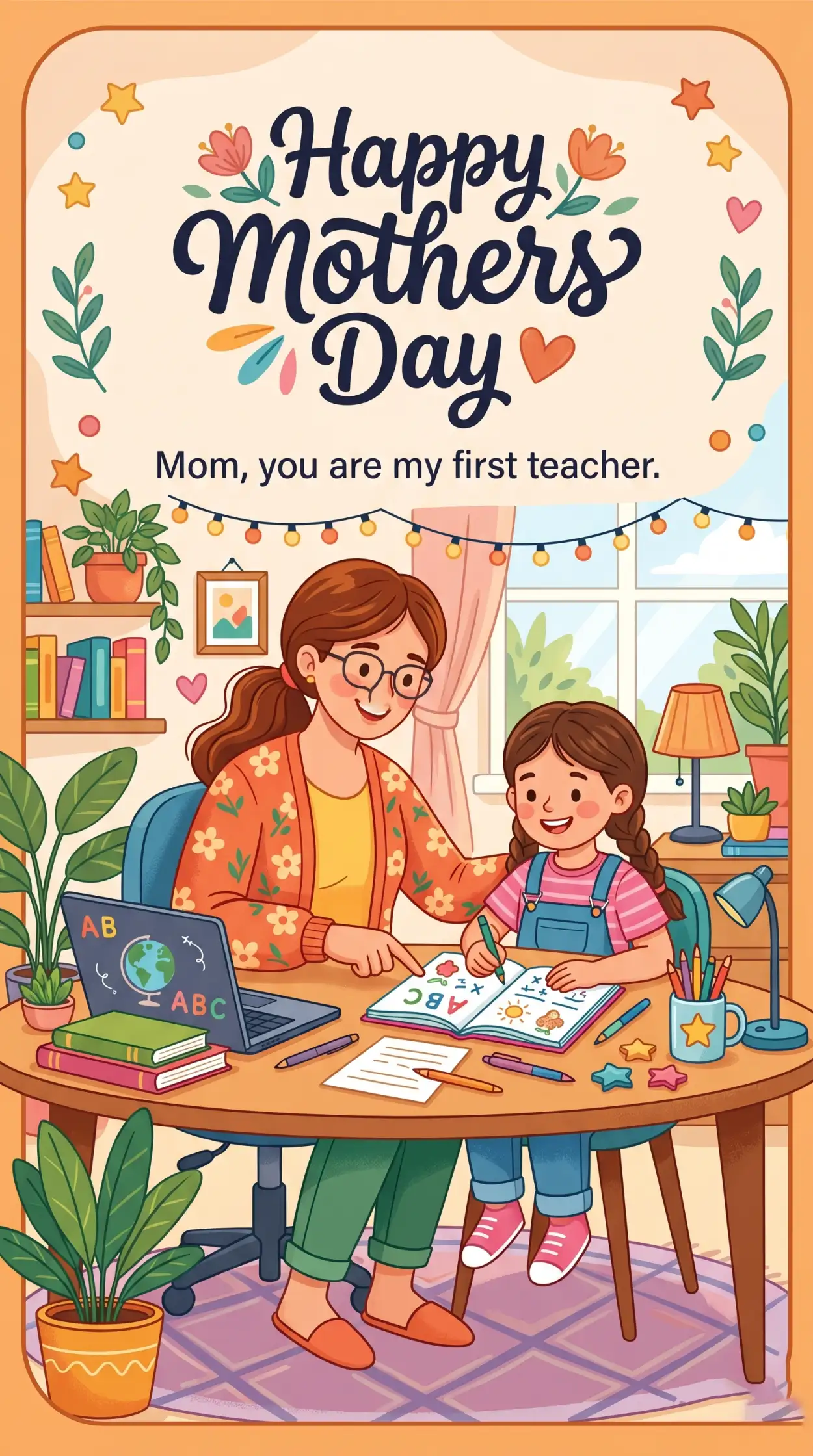 Free Download Mothers Day Status For Daughter - High Quality Mothers Day Status Image