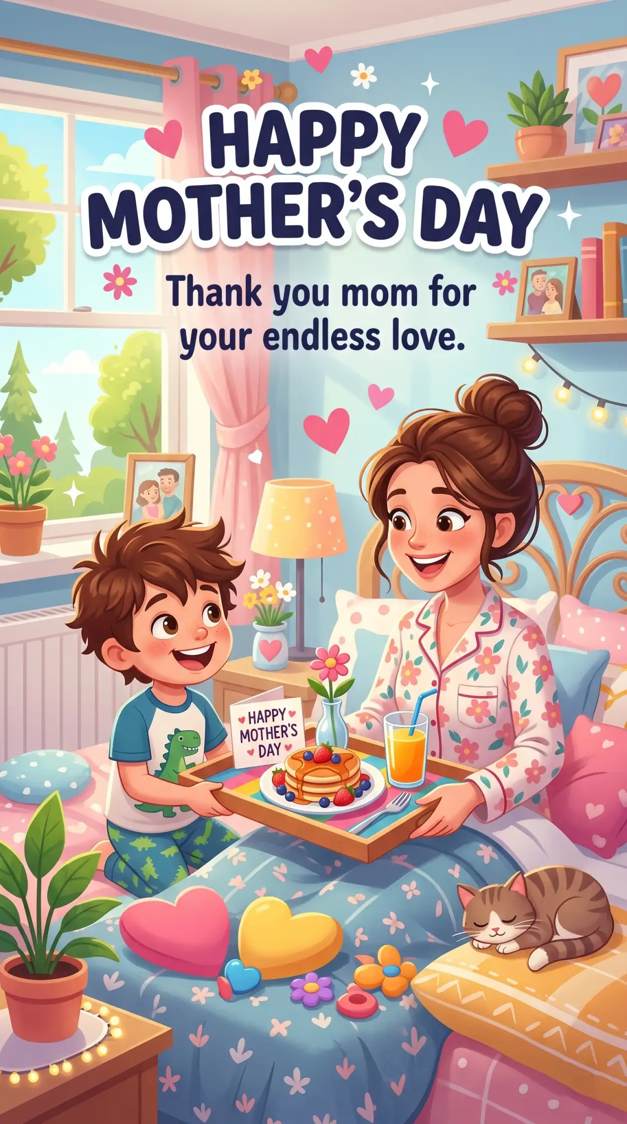 Free Download Mothers Day Sweet Message Status - High Quality Mothers Day Status Image