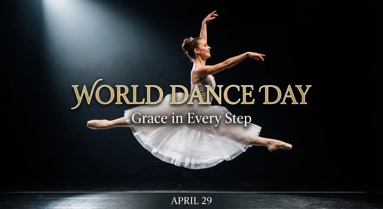 Free Download Motivational Dance Quotes For Dancers - High Quality World Dance Day 2026 Image