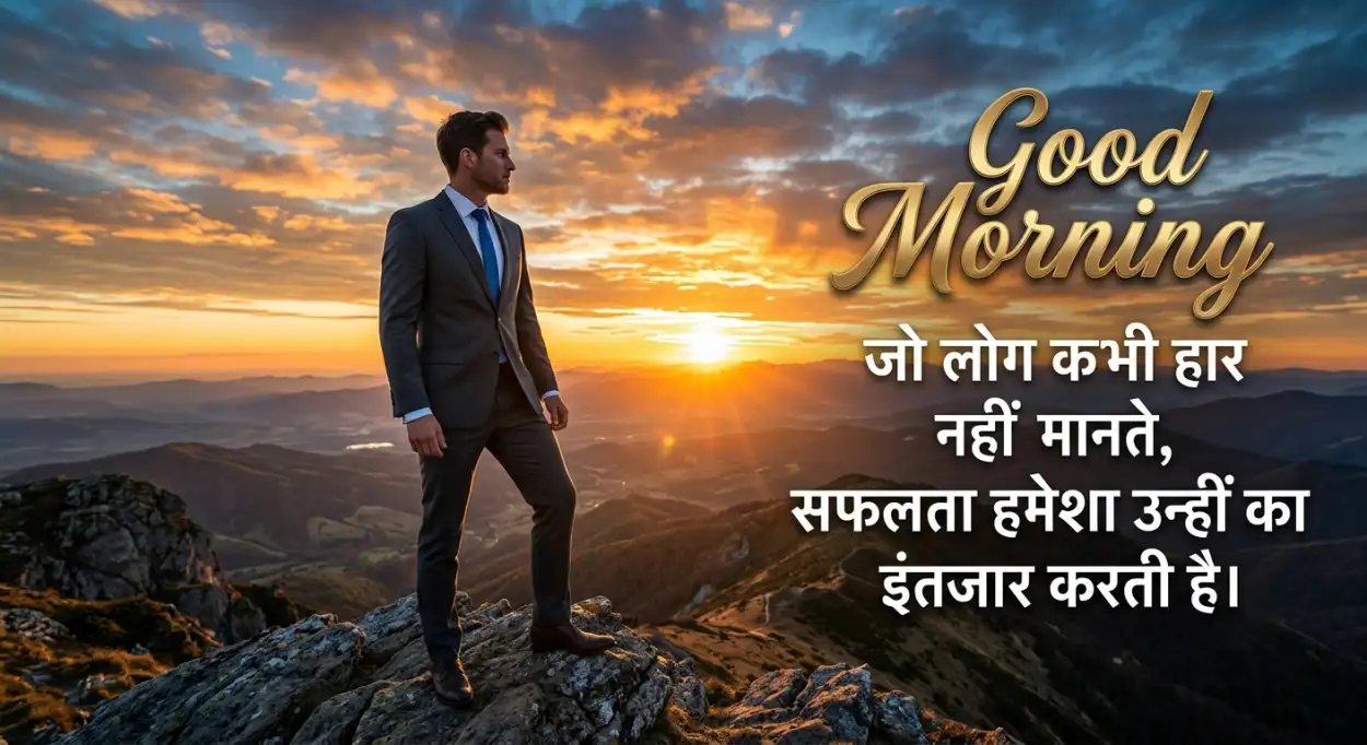 Free Download Motivational Quotes For Work Hindi - High Quality Good Morning Motivational Quotes Hindi Image